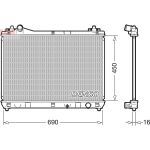 Raffreddatore motore DENSO DRM47031