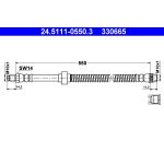 Tubo flessibile del freno ATE 24.5111-0550.3