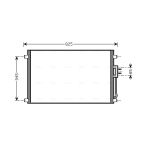 Condenseur (climatisation) AVA COOLING CRA5079