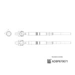 Barre d'accouplement BLUE PRINT ADBP870071
