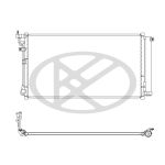 Condensador, sistema de ar condicionado KOYORAD CD810906