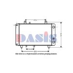 Radiateur moteur AKS DASIS 060140N