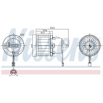 Ventilateur d'habitacle NISSENS 87610