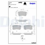 Remblokset DELPHI LP4013