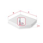 Filtre, air de l'habitacle SOFIMA S 3153 C