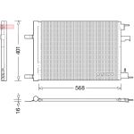 Condenseur (climatisation) DENSO DCN20008