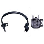 Sensor do ABS traseiro, direito HELLA 6PU 358 218-161