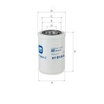 Filtro, sistema hidráulico de trabalho UFI 87.015.00
