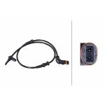 Sensor do ABS traseiro, direito HELLA 6PU 358 252-031