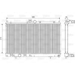 Arrefecedor do motor VALEO 701560