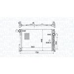 Raffreddatore motore MAGNETI MARELLI 350213163300