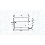 Arrefecedor do motor MAGNETI MARELLI 350213162900