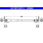 Tubo flessibile del freno ATE 83.7827-0321.3