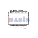 Radiateur moteur AKS DASIS 070250N