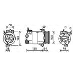 Klimakompressor AVA COOLING FDAK478