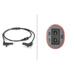 Sensor do ABS traseiro, direito HELLA 6PU 012 806-361