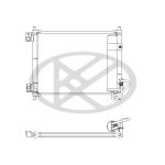 Condensatore, impianto di climatizzazione KOYORAD CD021015