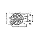 Ventilatore AVA COOLING FD7504 AVA