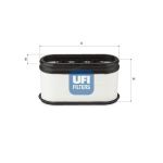 Filtro de ar UFI 27.G99.00