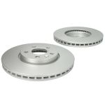 Disque de frein DELPHI BG5000C avant, ventilé, à haute teneur en carbone, 2 pièce