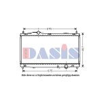 Arrefecedor do motor AKS DASIS 210225N