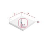 Filtre, air de l'habitacle SOFIMA S 3384 C