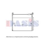 Condensador, sistema de ar condicionado AKS DASIS 212092N