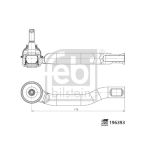 Estremità del tirante FEBI BILSTEIN 196393