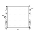 Radiateur moteur AVA COOLING JE2089