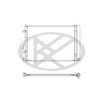 Condensador, sistema de ar condicionado KOYORAD CD811310M