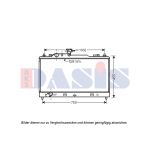 Radiateur moteur AKS DASIS 110079N