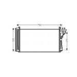 Condenseur (climatisation) AVA COOLING HY5184D