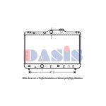 Arrefecedor do motor AKS DASIS 210230N