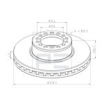 Disque de frein PETERS 026.679-10A