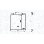 Raffreddatore motore MAGNETI MARELLI 350213175100