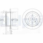 Disque de frein DELPHI BG3615