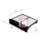 Filtre, air de l'habitacle SOFIMA S 3329 C