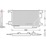 Condensatore, impianto di climatizzazione DENSO DCN17026