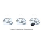 Pièces de montage du système d'échappement BM CATALYSTS FK50477B