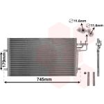 Condenseur (climatisation) VAN WEZEL 18005367