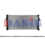 Arrefecedor do motor AKS DASIS 070174N