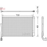 Kondensator, Klimaanlage DENSO DCN02007