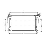 Raffreddatore motore AVA COOLING TO2302