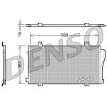 Condensatore, impianto di climatizzazione DENSO DCN23017