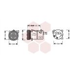 Klimakompressor VAN WEZEL 5900K030