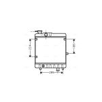 Motorradiateur AVA COOLING FTA2028