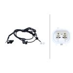 Sensor do ABS traseiro, direito HELLA 6PU 230 048-751