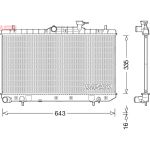 Raffreddatore motore DENSO DRM41014