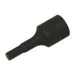 Ponta de chave de encaixe com furo de 1/2" HEX HANS 4016-2MB/7