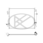 Condensatore, impianto di climatizzazione KOYORAD CD020922